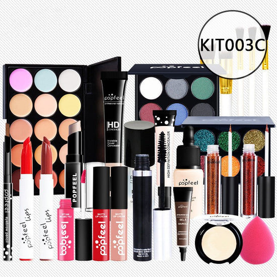 Makeup Cosmetics Set Beginner Combination Concealer Eyeliner Eyebrow Pencil $119.00 Dana Fashion Color: KIT03C makeup Product information: Efficacy: modification Model: KIT011 Number of colors: eight colors and above Color: natural color Color classificat