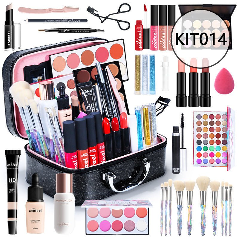 Makeup Cosmetics Set Beginner Combination Concealer Eyeliner Eyebrow Pencil $119.00 Dana Fashion Color: KIT14 makeup Product information: Efficacy: modification Model: KIT011 Number of colors: eight colors and above Color: natural color Color classificati