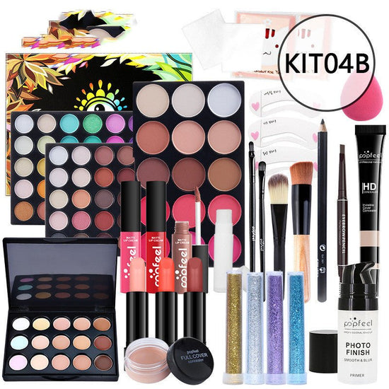 Makeup Cosmetics Set Beginner Combination Concealer Eyeliner Eyebrow Pencil $119.00 Dana Fashion Color: KIT04B makeup Product information: Efficacy: modification Model: KIT011 Number of colors: eight colors and above Color: natural color Color classificat
