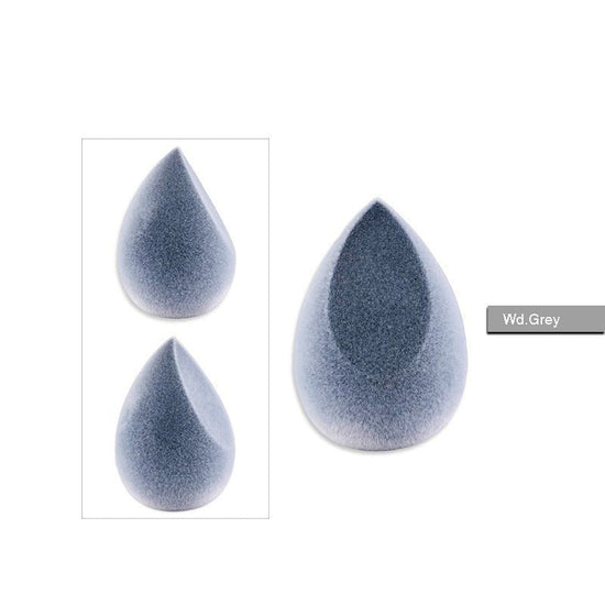 Makeup egg sponge puff $20.49 Dana Fashion Color: Wd Grey makeup Material: Non-latex beauty egg Purpose: wet and dry Shelf life: 3 years Flocking uniformly distributed on the surface