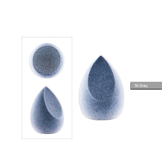 Makeup egg sponge puff $20.49 Dana Fashion Color: St Grey makeup Material: Non-latex beauty egg Purpose: wet and dry Shelf life: 3 years Flocking uniformly distributed on the surface