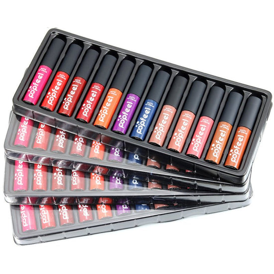 Makeup Lip Gloss Lipstick $39.00 Dana Fashion default: default makeup Color: 12 colors Whether to import: No Model: 12 color lip gloss set Specifications: normal specifications Brand type: domestic brand Special Purpose Cosmetics: No Production license nu