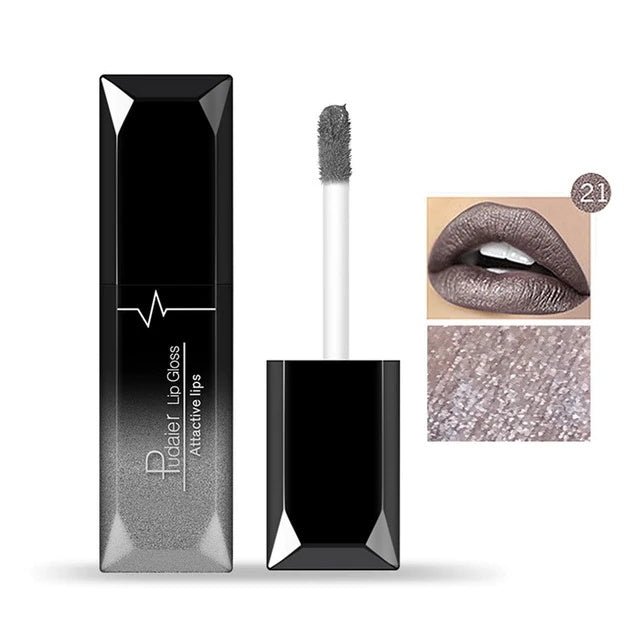 Makeup matte matte lip gloss lipstick $12.50 Dana Fashion Color: 21color makeup Product information: 21 Color for You to Choose. 100% brand new and High quality Quantity: 1PC Features: Matte,Long-lasting,Waterproof Packing list： Lip Glaze*1 Capacity: 8ml