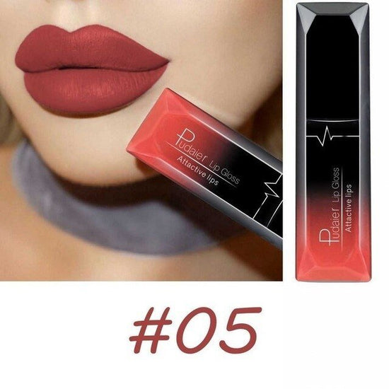 Makeup matte matte lip gloss lipstick $12.50 Dana Fashion Color: 05color makeup Product information: 21 Color for You to Choose. 100% brand new and High quality Quantity: 1PC Features: Matte,Long-lasting,Waterproof Packing list： Lip Glaze*1 Capacity: 8ml