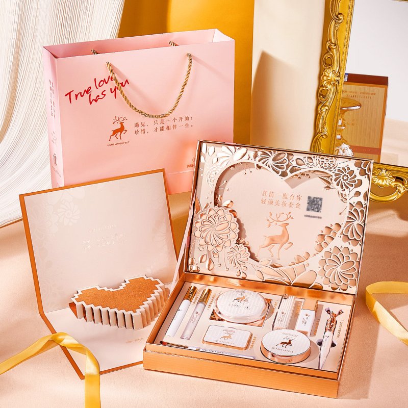 Makeup Novice Cosmetics For Students 10 PCs Set $129.24 Dana Fashion Color Classification: Light Face Beauty Box Handbag makeup Product information: Color: Pink Applicable people: general Specification: Standard specifications Name: Makeup Set Applicable