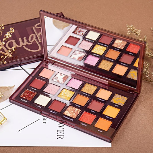 Makeup Palette 18 Color Eye Shadow Matte Bead Lazy Eye Shadow Palette $22.68 Dana Fashion Color: 18color eye shadow makeup Product Information： Color: white, pink, yellow, red, purple, brown Number of colors: eight colors and above Model: Invert Rose 18 C
