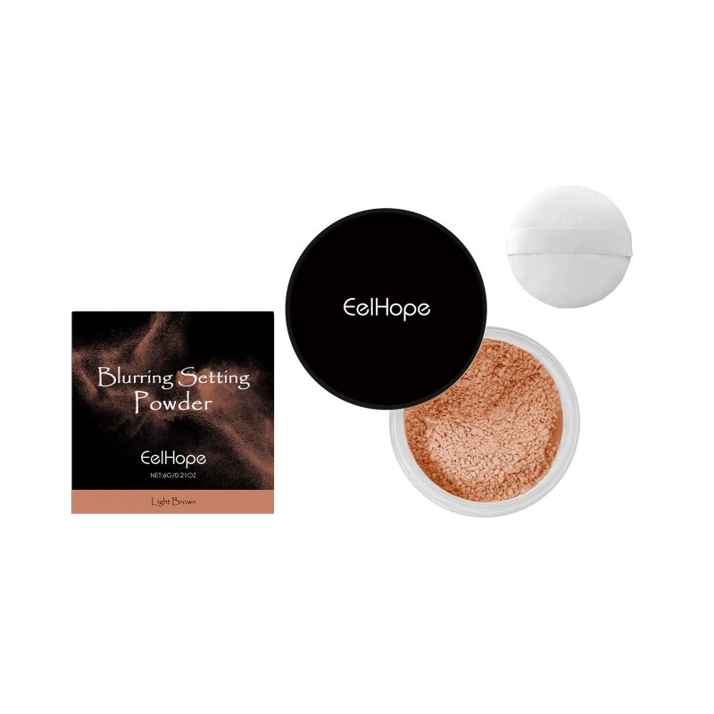 Makeup Powder Light Delicate And Breathable $25.50 Dana Fashion Net Content: 6g Color Classification: Light Brown makeup Product information: Color classification: light brown, orange, pink, beige, light brown (finishing and painting), Orange (finishing a