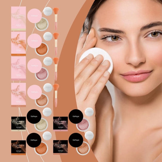 Makeup Powder Light Delicate And Breathable $25.50 Dana Fashion Net Content: 6g Color Classification: Beige makeup Product information: Color classification: light brown, orange, pink, beige, light brown (finishing and painting), Orange (finishing and pai