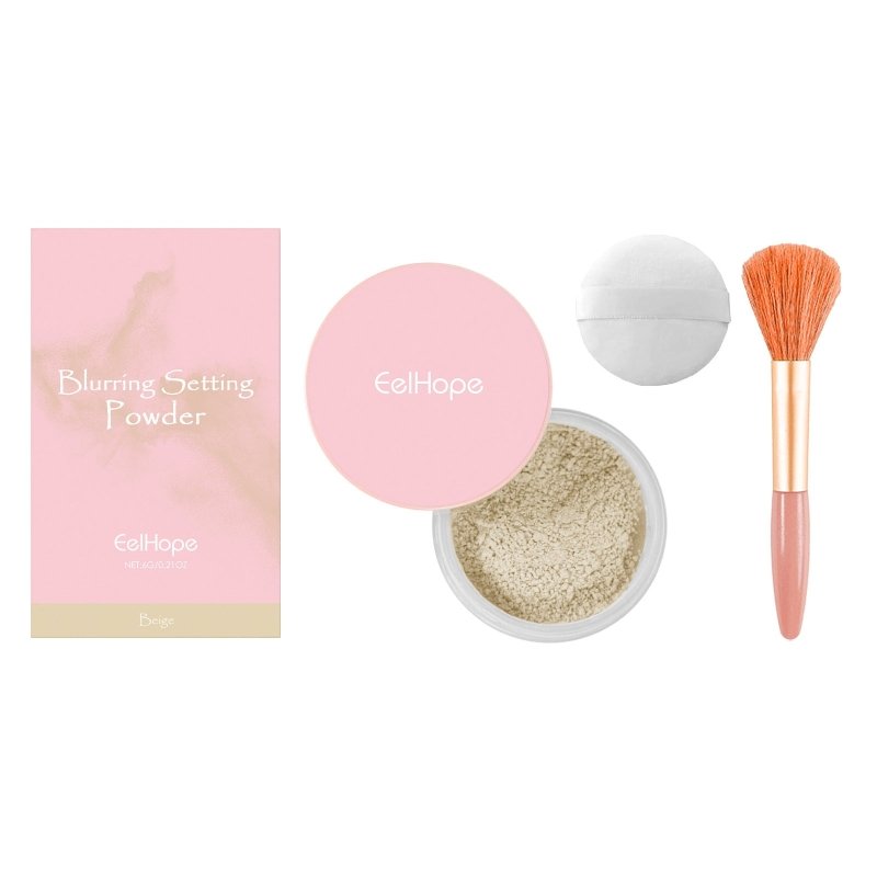 Makeup Powder Light Delicate And Breathable $25.50 Dana Fashion Net Content: 6g Color Classification: Beige Suit makeup Product information: Color classification: light brown, orange, pink, beige, light brown (finishing and painting), Orange (finishing an