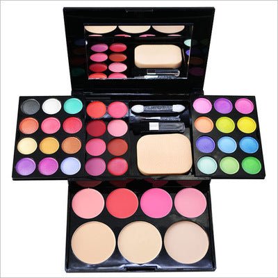 Makeup Set For Women Full Kit All In One Makeup Gift Set Eyeshadow Eye Shadow Palette Face Natural Matte Blush Bronzer Concealer $33.85 Dana Fashion Color: 39 colors makeup Overview: High-quality ingredients with a silky shine color, can last all day long