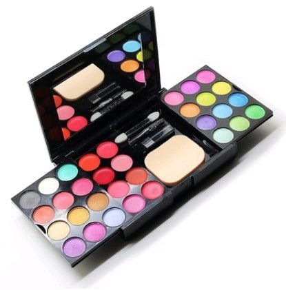 Makeup Set For Women Full Kit All In One Makeup Gift Set Eyeshadow Eye Shadow Palette Face Natural Matte Blush Bronzer Concealer $33.85 Dana Fashion Color: 39 colors makeup Overview: High-quality ingredients with a silky shine color, can last all day long