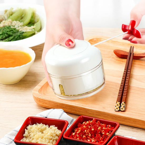 Manual Cutting Meat Grinder $9.17 Dana Fashion Color: 2pc blade Dana's Kitchen Overview: The blade can be automatically attached to the magnet, protecting the hand from scratches Fuction: Make fruits and vegetables salad western-style food, usual vegetabl