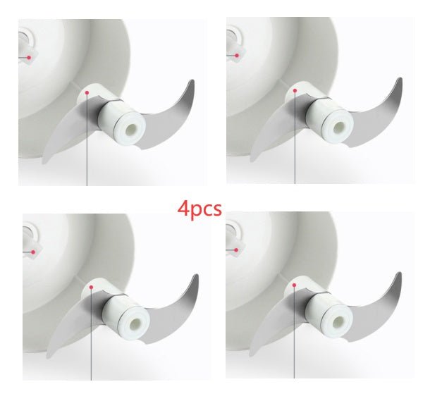 Manual Cutting Meat Grinder $13.19 Dana Fashion Color: 4pc blade Dana's Kitchen Overview: The blade can be automatically attached to the magnet, protecting the hand from scratches Fuction: Make fruits and vegetables salad western-style food, usual vegetab