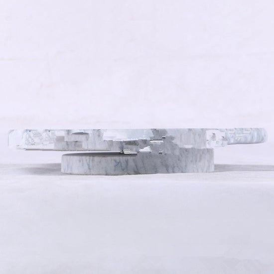 Marble Rotatable Cake Pan $89.64 Dana Fashion Color: Grey Dana's Kitchen Brand: None Item No.: LS-215 Product Category: Disk Material: Marble Whether to import: No Applicable people: adults Pattern: various Style: Western Shape: round Microwave: Not avail