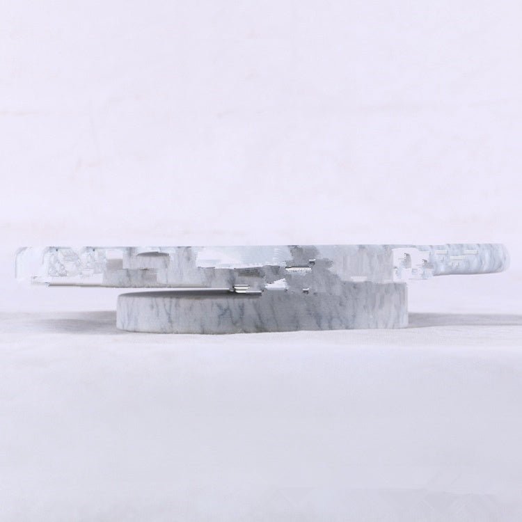 Marble Rotatable Cake Pan $89.64 Dana Fashion Color: Grey Dana's Kitchen Brand: None Item No.: LS-215 Product Category: Disk Material: Marble Whether to import: No Applicable people: adults Pattern: various Style: Western Shape: round Microwave: Not avail