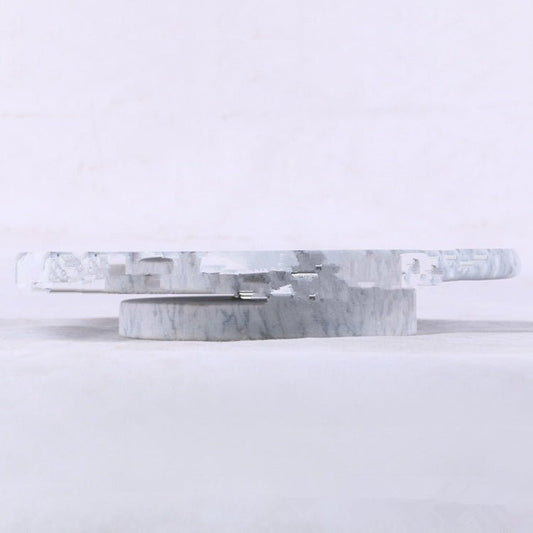 Marble Rotatable Cake Pan $89.64 Dana Fashion Color: Grey Dana's Kitchen Brand: None Item No.: LS-215 Product Category: Disk Material: Marble Whether to import: No Applicable people: adults Pattern: various Style: Western Shape: round Microwave: Not avail