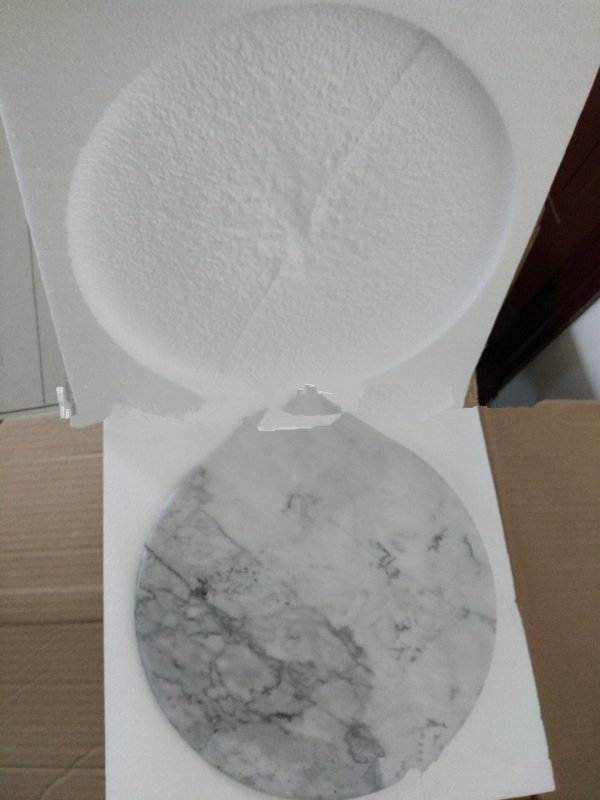 Marble Rotatable Cake Pan $89.64 Dana Fashion Color: Grey Dana's Kitchen Brand: None Item No.: LS-215 Product Category: Disk Material: Marble Whether to import: No Applicable people: adults Pattern: various Style: Western Shape: round Microwave: Not avail