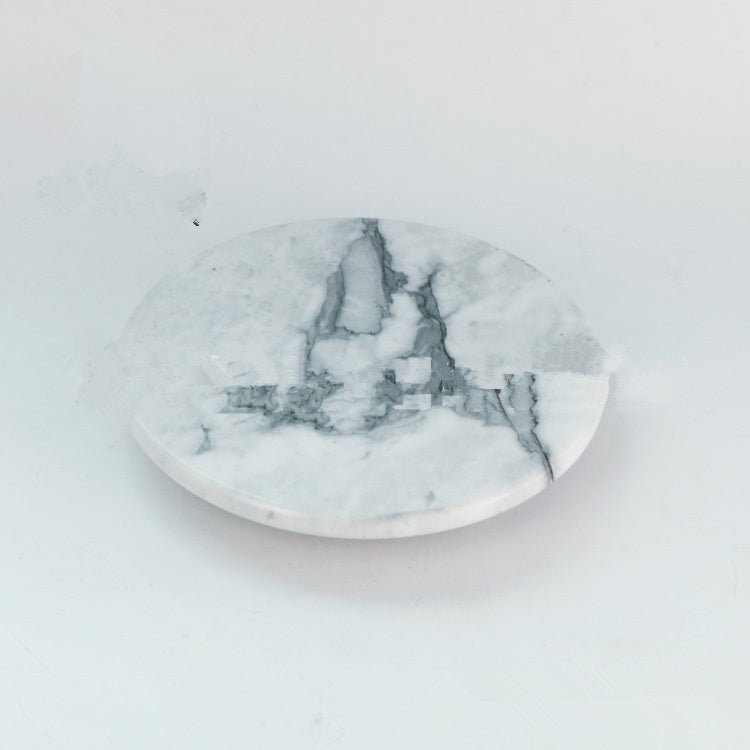 Marble Rotatable Cake Pan $89.64 Dana Fashion Color: Grey Dana's Kitchen Brand: None Item No.: LS-215 Product Category: Disk Material: Marble Whether to import: No Applicable people: adults Pattern: various Style: Western Shape: round Microwave: Not avail