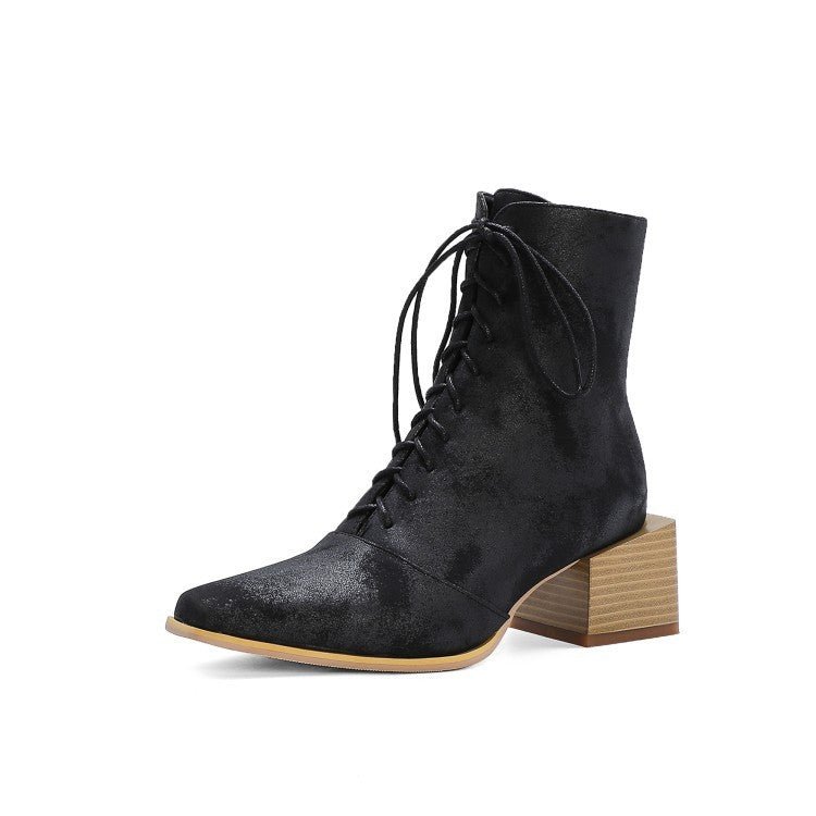 Martin Boots Women Thick Heel Pointed Toe Zipper Short Boots Women $54.00 Dana Fashion Color: Black Size: 34 Women's shoes Overview: Unique design, stylish and beautiful. Good material, comfortable feet. A variety of colors, any choice. Specification: Pro