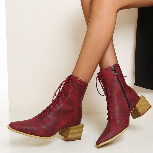 Martin Boots Women Thick Heel Pointed Toe Zipper Short Boots Women $54.00 Dana Fashion Color: Black Size: 34 Women's shoes Overview: Unique design, stylish and beautiful. Good material, comfortable feet. A variety of colors, any choice. Specification: Pro