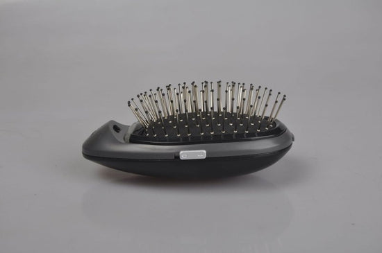 Massage comb $19.00 Dana Fashion Color: Pink 2 Beauty Tools Type: Comb Model: ion electric Hair brush material: metal Size: ion electric brush Product Name: Electric Ion Modeling Hair color: pink, black, purple Tips for using: 1. Before combing hair with