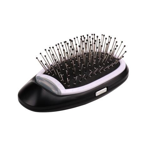 Massage comb $19.00 Dana Fashion Color: Pink 2 Beauty Tools Type: Comb Model: ion electric Hair brush material: metal Size: ion electric brush Product Name: Electric Ion Modeling Hair color: pink, black, purple Tips for using: 1. Before combing hair with