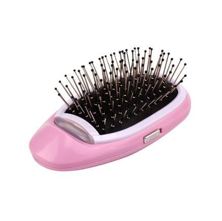 Massage comb $19.00 Dana Fashion Color: Pink 2 Beauty Tools Type: Comb Model: ion electric Hair brush material: metal Size: ion electric brush Product Name: Electric Ion Modeling Hair color: pink, black, purple Tips for using: 1. Before combing hair with