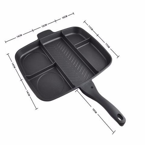 Master Pan 5 in 1 $98.50 Dana Fashion default: default Dana's Kitchen product information Product Name: Multifunctional Frying Pan Bakeware 5 in 1 Product material: aluminum + ABS Product specifications: 38*56CM Even though the MasterPan is quite large in