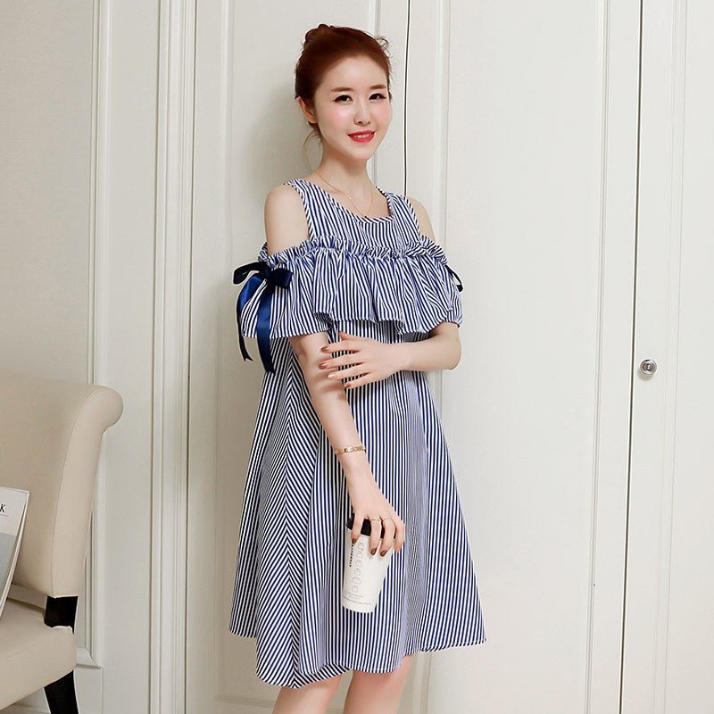 Maternity Dress Summer Dress Maternity Dress Maternity Skirt Maternity Top Maternity Suit Mid-Length Breastfeeding Dress $24.98 Dana Fashion Color: 1style Size: 2XL Baby & Mother Product information: Collar type: round neck Sleeve: Sleeveless Main fabric