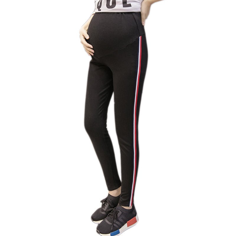 Maternity pants summer pregnant women leggings $42.50 Dana Fashion Color: Black Size: L Women's clothing Function: stomach lift Fabric: Pure cotton (95% and above) style: Casual Applicable season: four seasons Spring and Autumn Thickness: Moderate size Pa