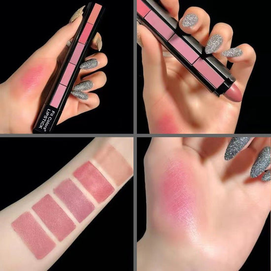 Matte 5-color Lipstick Set Velvet Lip Stick Non-stick Lip Gloss Long Lasting Waterproof Sexy Red Lipstick $13.00 Dana Fashion style: 1 Style makeup Overview: 100% brand new high-quality product. The texture is dense and delicate, light and soft, and fits