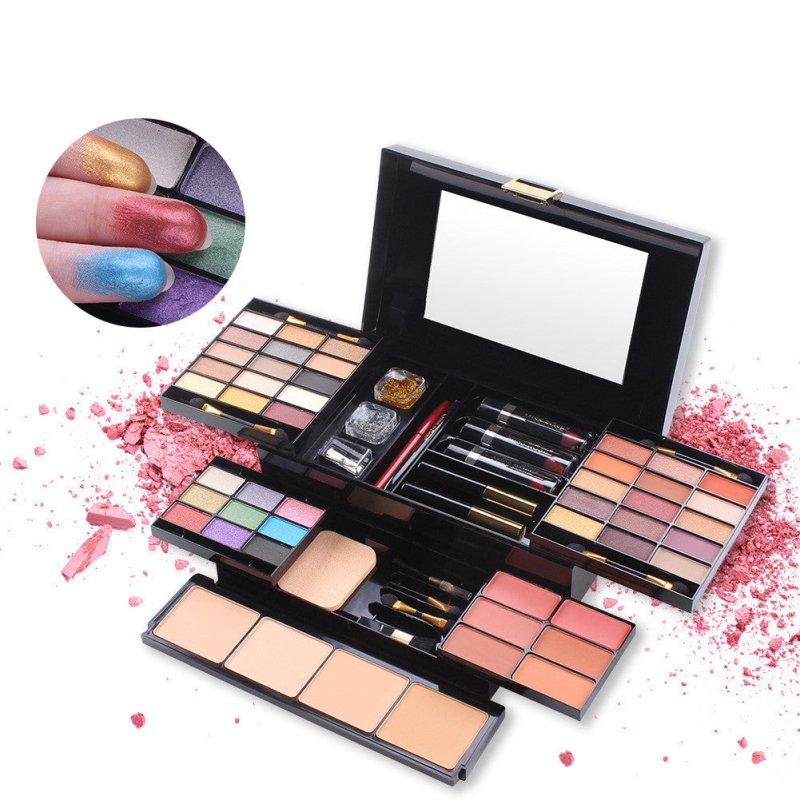 Matte Eyeshadow Box Cosmetic Case Multi-function Make-up Tray $169.00 Dana Fashion Color: Asian color makeup Product information: Style: Beauty Features: Modify skin tone Colour: Asian color, South American color Packing list: Makeup tray*1 Product Image: