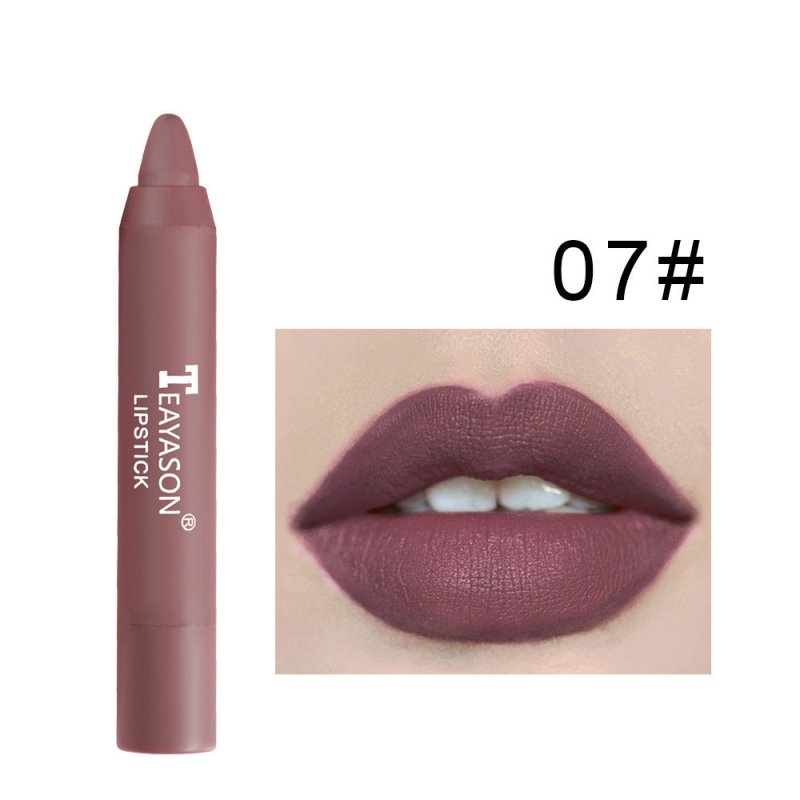 Matte lipstick rotating lipstick pen $19.00 Dana Fashion Color: No.7 makeup NAME: MATTE LIPSTICK COLOR: 12 COLOR SIZE:1.8*1.8*11 Shelf life: 36 months colour : No. 1, No. 2, No. 3, No. 4, No. 5, No. 6, No. 7, No. 8, No. 9, No. 10, No. 11, No. 12
