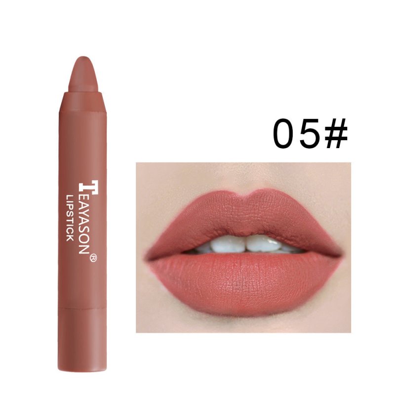 Matte lipstick rotating lipstick pen $19.00 Dana Fashion Color: No.5 makeup NAME: MATTE LIPSTICK COLOR: 12 COLOR SIZE:1.8*1.8*11 Shelf life: 36 months colour : No. 1, No. 2, No. 3, No. 4, No. 5, No. 6, No. 7, No. 8, No. 9, No. 10, No. 11, No. 12