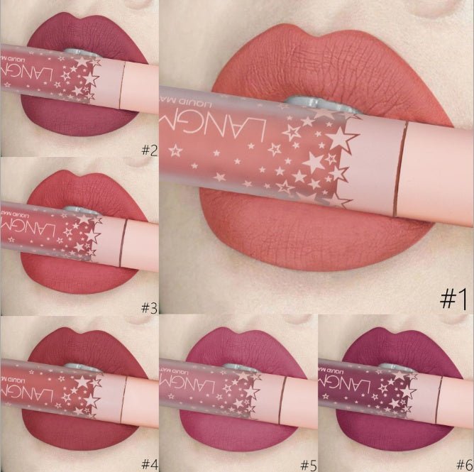 Matte Lipstick Waterproof Long-lasting Velvet Lipstick Set $34.99 Dana Fashion style: 3 makeup Overview: Matte Lipstick Waterproof Long-lasting Velvet lipstick set Red Tint Nude makeup set brand langmanni Feature: 100% high quality and brand new. The colo