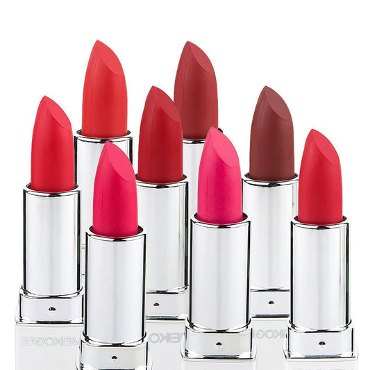 matte lipstick $13.70 Dana Fashion Color: 01 makeup Meikeji makeup matte lipstick moisture, anti-fade lipstick lipstick Mermaid color. 8 color codes options.