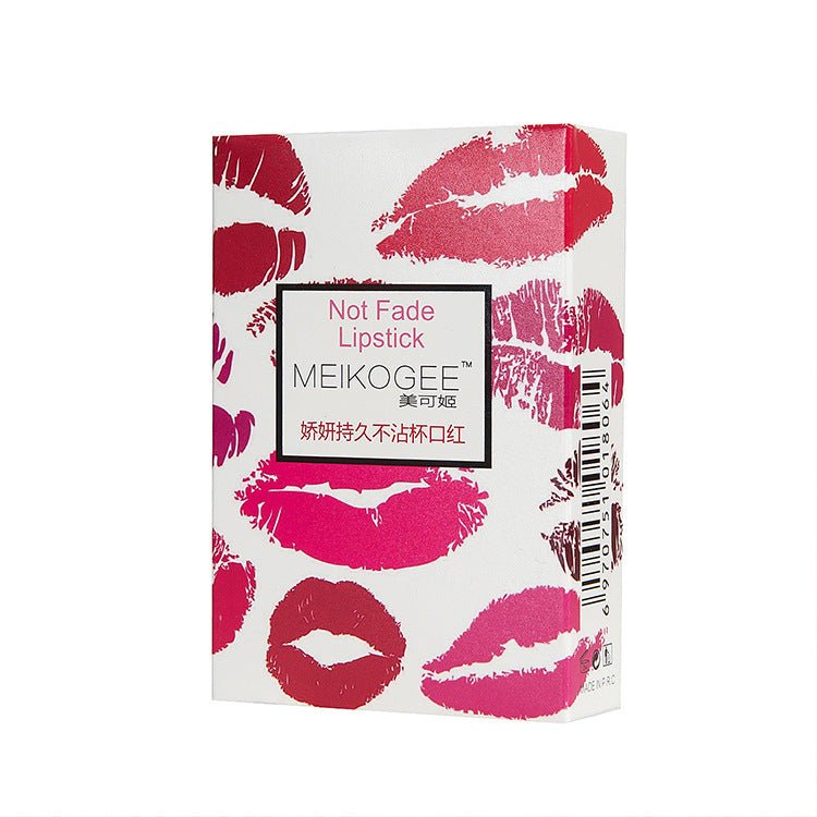 matte lipstick $13.70 Dana Fashion Color: 01 makeup Meikeji makeup matte lipstick moisture, anti-fade lipstick lipstick Mermaid color. 8 color codes options.