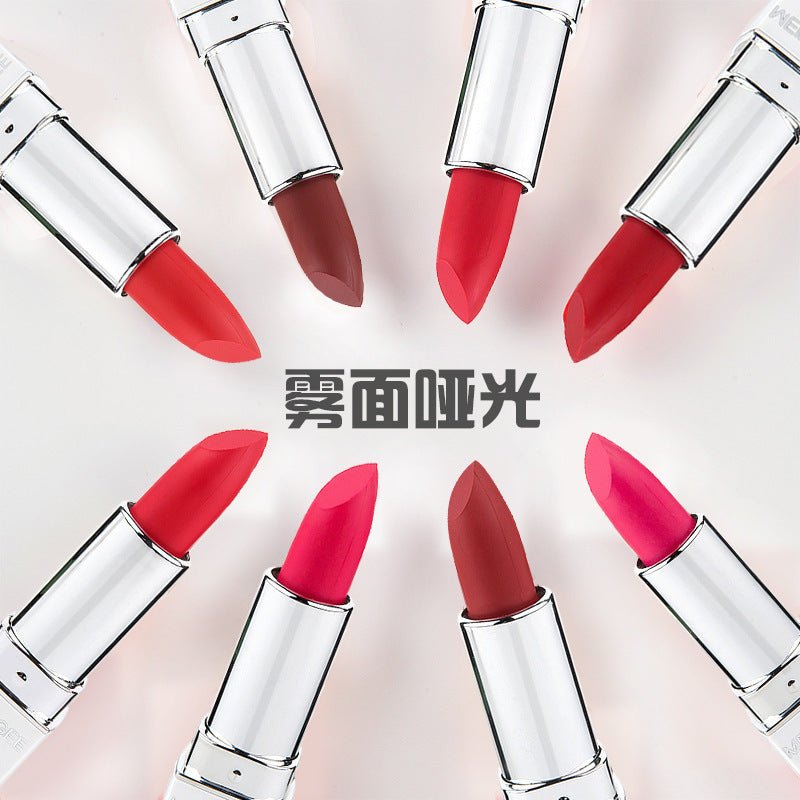 matte lipstick $13.70 Dana Fashion Color: 01 makeup Meikeji makeup matte lipstick moisture, anti-fade lipstick lipstick Mermaid color. 8 color codes options.