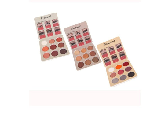 Matte Makeup Eyeshadow Pallete - B $15.23 Dana Fashion style: A makeup *Specifications: 9CM*9CM*1CM (closed), 18CM*9CM*0.5CM (open) *Weight: 0.029kgs *Material: eva package *Color: 9 colors matte and pearl color