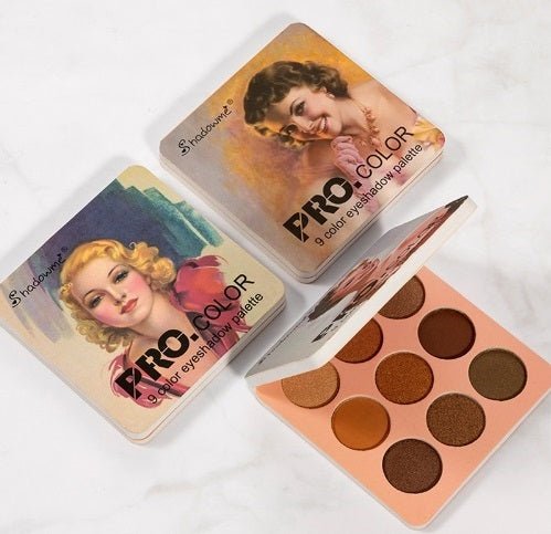 Matte Makeup Eyeshadow Pallete - B $15.23 Dana Fashion style: A makeup *Specifications: 9CM*9CM*1CM (closed), 18CM*9CM*0.5CM (open) *Weight: 0.029kgs *Material: eva package *Color: 9 colors matte and pearl color