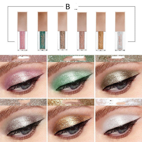 Matte Pearlescent Eyeshadow Sequined Diamond Eyeshadow Set $38.91 Dana Fashion Color: A makeup Product information: Color: white pink yellow red purple gray green brown blue black Number of colors: eight colors and above Skin Type: General Efficacy: Modif