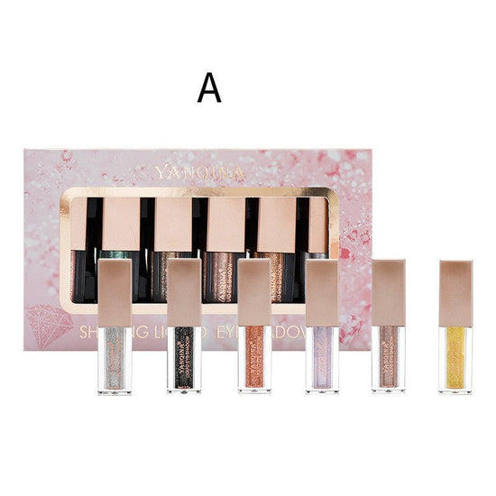 Matte Pearlescent Eyeshadow Sequined Diamond Eyeshadow Set $38.91 Dana Fashion Color: A makeup Product information: Color: white pink yellow red purple gray green brown blue black Number of colors: eight colors and above Skin Type: General Efficacy: Modif