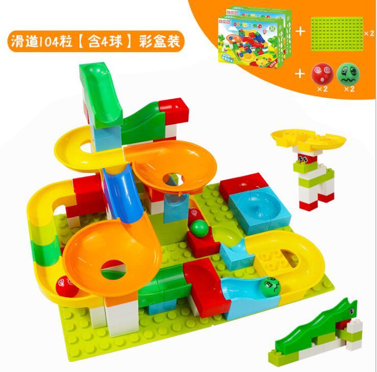 Maze Balls Track Building Blocks $49.48 Dana Fashion style: 104pcs Toys & Hobbies Maze Balls Track Building Blocks