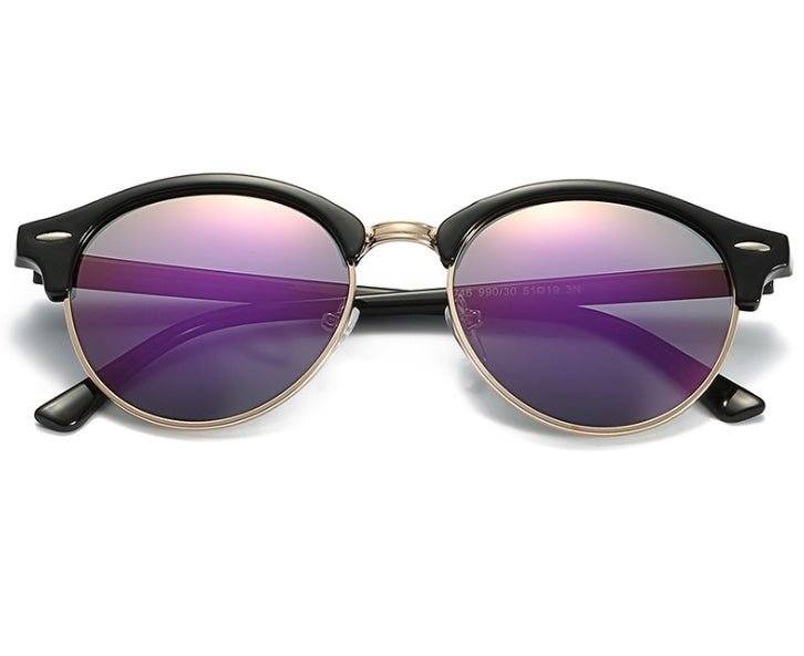 Men and women polarized sunglasses colorful fashion sunglasses sunglasses $27.50 Dana Fashion Lens color: Black frame purple film Women's Accessories Glasses structure frame orientation is lens material TAC Style metal frame material metal anti-UV grade o