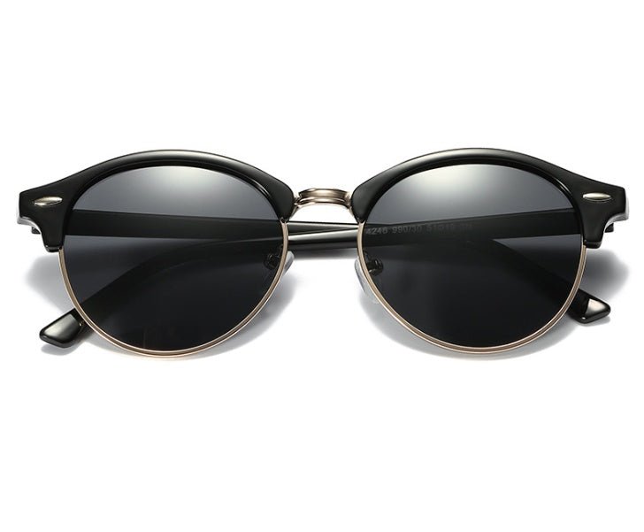 Men and women polarized sunglasses colorful fashion sunglasses sunglasses $27.50 Dana Fashion Lens color: Black frame gray Women's Accessories Glasses structure frame orientation is lens material TAC Style metal frame material metal anti-UV grade other St
