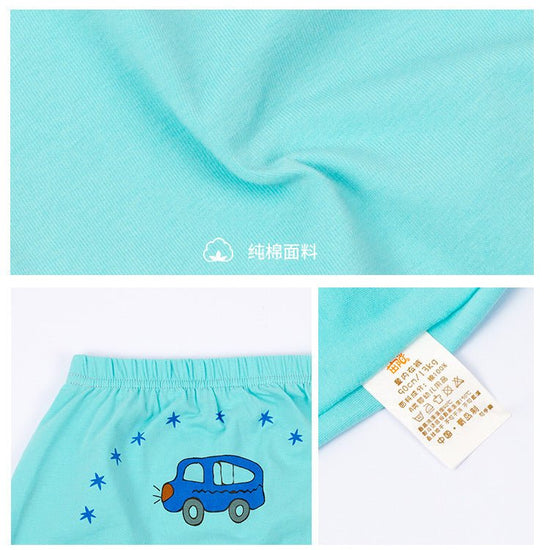 Men's And Women's Cotton Five-Point Baby Pants $17.55 Dana Fashion Color: Green Size: 100cm Baby Clothing Product information: Style: all-match Fabric name: Cotton Security level: Class A Pants length: five-point pants/pants Main fabric composition: cotto