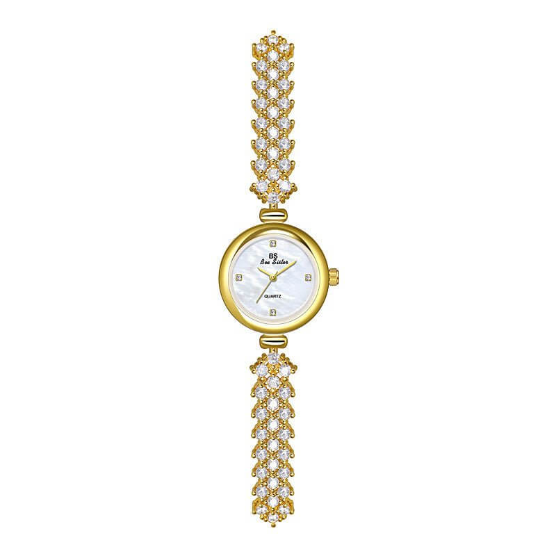Mermaid Light Luxury Diamond Small Gold And Silver Chain Watch $41.85 Dana Fashion Color: Gold Women's Accessories Product information: Color: gold, silver Thickness: 7mm Crown type: Spiral crown Case back type: Ordinary Mirror material: mineral reinforce