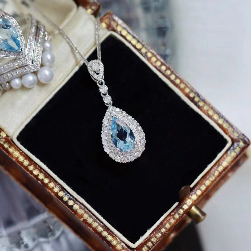 Mermaid Tears Gem Necklace Light Luxury High-end Stud Earrings Simple Elegant Special-interest Design Jewelry $41.17 Dana Fashion Color: Ear Studs Women's Accessories Product information: Pattern: Love Heart/water drop/Bell Treatment Process: Diamond Colo