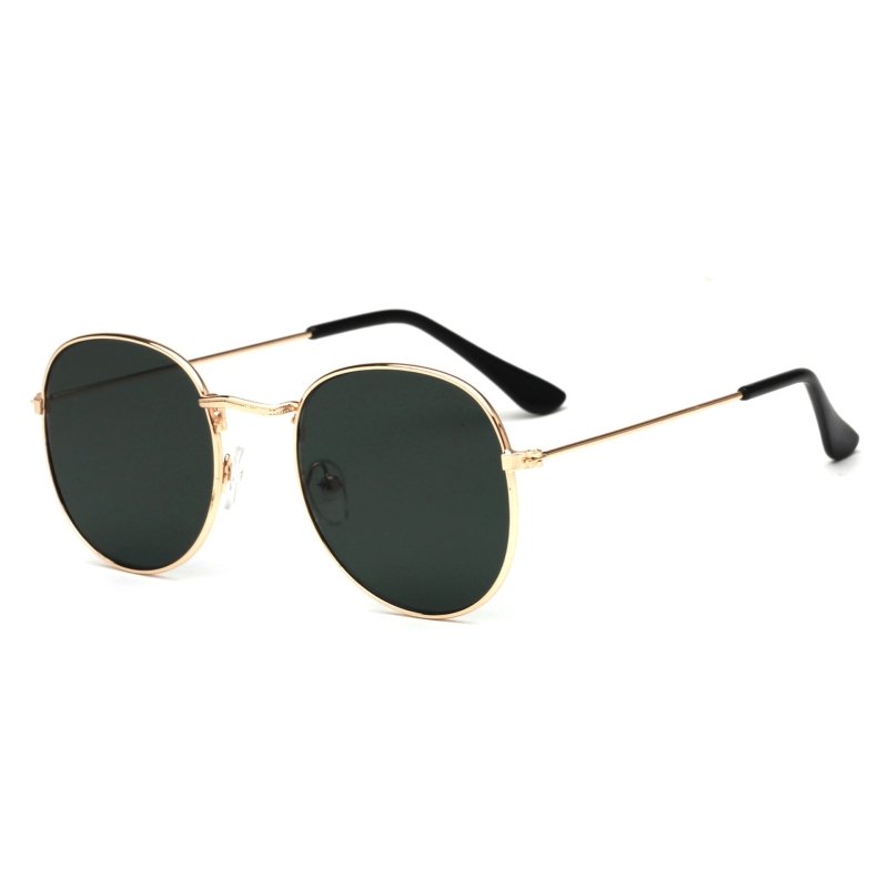 Metallic sunglasses $14.99 Dana Fashion Color: Golden Women's Accessories Glasses structure : frame Whether polarized: No Lens material: AC Style: dazzling color Frame material: metal Anti-UV rating: UV400