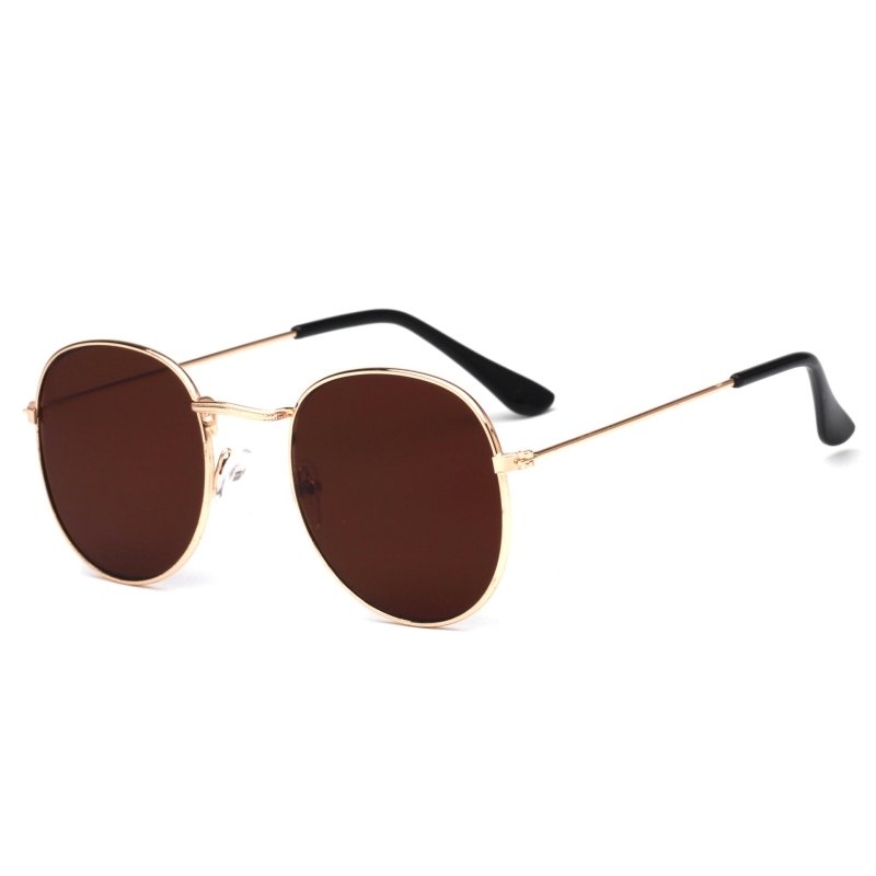 Metallic sunglasses $14.99 Dana Fashion Color: Gold tea Women's Accessories Glasses structure : frame Whether polarized: No Lens material: AC Style: dazzling color Frame material: metal Anti-UV rating: UV400